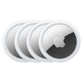 Apple AirTag 2nd Generation for iOS (NFC Tap For Lost Mode, Pack of 4, White)
